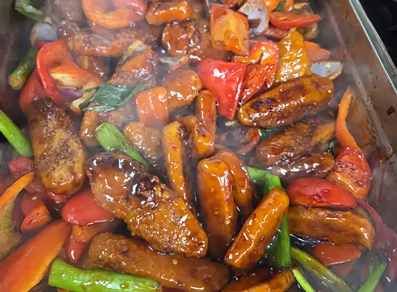 Vegan Chicken stir fry